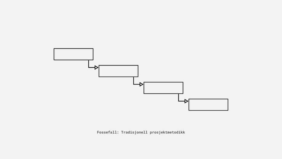 tradisjonell prosjektmetodikk